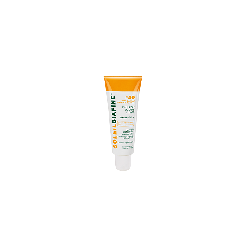 BIAFINE SOLEIIL EMULSION SOLAIRE VISAGE FPS 50