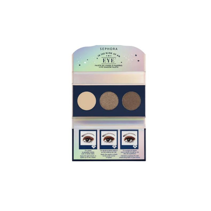 SEPHORA COLLECTION IN THE BLINK OF AN EYE PALETTE DE 3 FARDS À PAUPIÈRES SEPHORA COLLECTION IN THE BLINK OF AN EYE PALETTE DE 3 FARDS À PAUPIÈRES