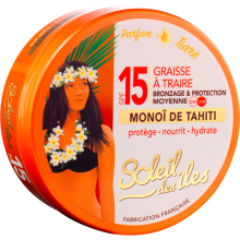 SOLEIL DES ILES Graisse à Traire Monoi de Tahiti SPF 15