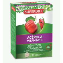 SUPERDIET ACEROLA VITAMINE C 30 COMPRIMÉS