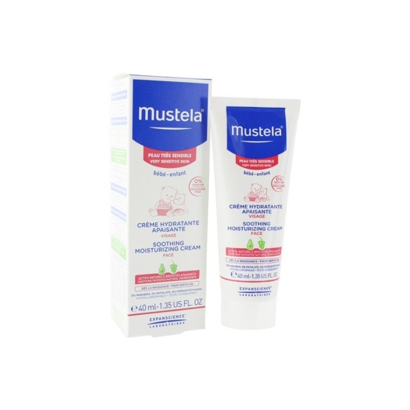 MUSTELA HYDRA BEBE 40ML CRÈME POUR LE VISAGE