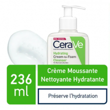 CERAVE Crème moussante nettoyante hydratante