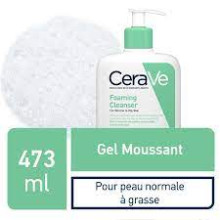 CERAVE GEL MOUSSANT PEAUX GRASSES  473 ml